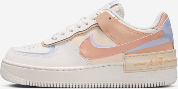 Nike Air Force 1 Shadow Pastel Pink Lila Sneakers Dames Doos Zonder Deksel