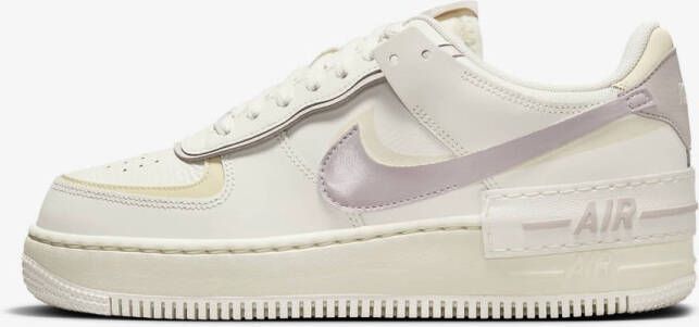 Nike Damesschoenen Air Force 1 Shadow Sail Coconut Milk Platinum Violet- Dames Sail Coconut Milk Platinum Violet