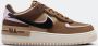 Nike Air Force 1 Shadow Brown Tan Pink Black Sneakers Dames Doos Zonder Deksel - Thumbnail 1