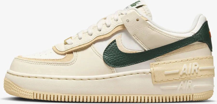Nike Air Force 1 Shadow Coconut Milk Campfire Orange Pale Vanilla Sneakers Dames