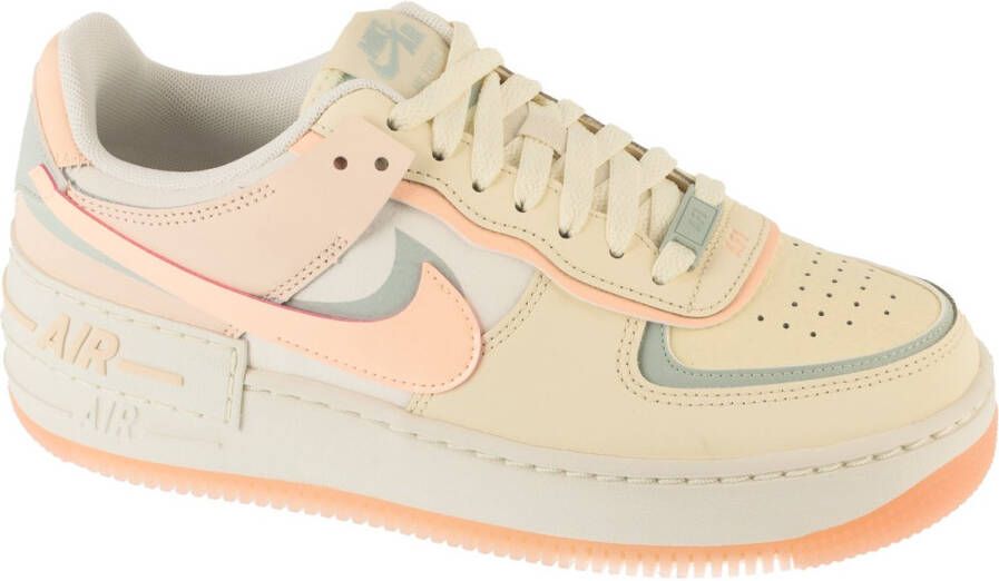 Nike Air Force 1 Shadow Vrouwen Beige Sneakers