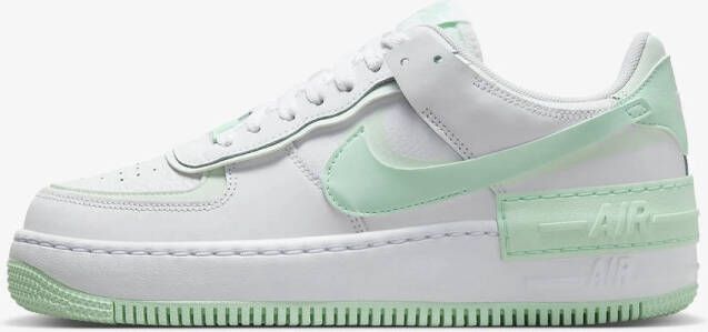 Nike Air Force 1 Shadow Wit Barely Mint Sneakers Dames Doos Zonder Deksel