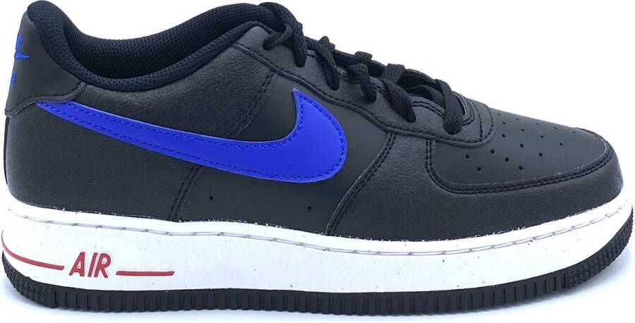 Nike Air Force 1 (gs) Basketball Schoenen black racer blue university red white maat: 40 beschikbare maaten:36.5 37.5 38.5 39 40