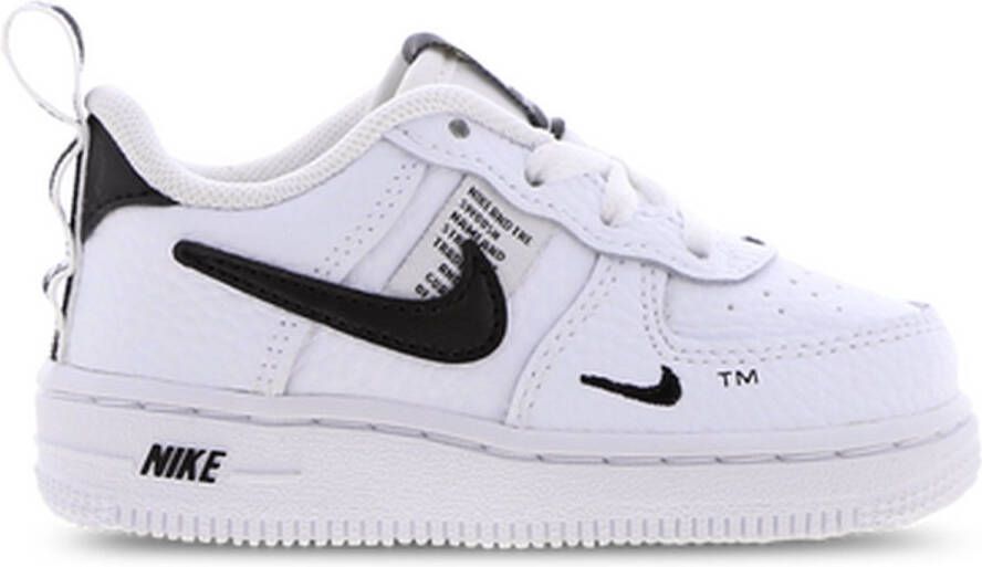 Nike Force 1 LV8 Utility Schoen voor baby's peuters White Black Tour Yellow White - Foto 1