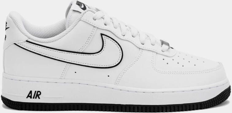 Nike Air Force 1 Wit Zwart Heren Sneakers Doos zonder deksel