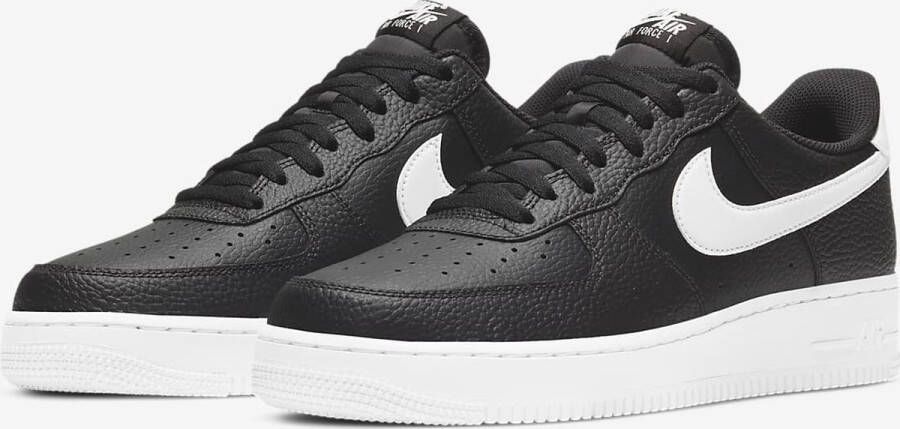 Nike Air Force 1 (gs) Basketball Schoenen black white maat: 36.5 beschikbare maaten:36.5