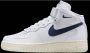 Nike Air Force 1'07 Mid Dames Sneakers Wit Leer - Thumbnail 1