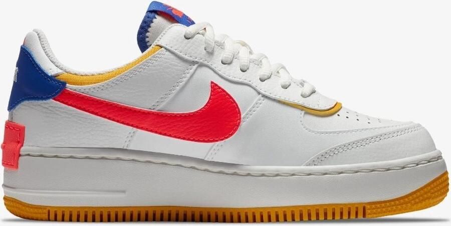 Nike Air Force 1 Shadow Dames Summit White Flash Crimson Dark Sulphur Astronomy Blue Blue Pink Dames