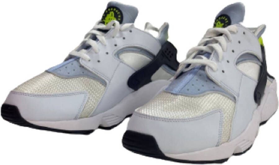 Nike Air Huarache sneakers wit donkerblauw geel - Foto 2