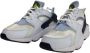 Nike Air Huarache sneakers wit donkerblauw geel - Thumbnail 2