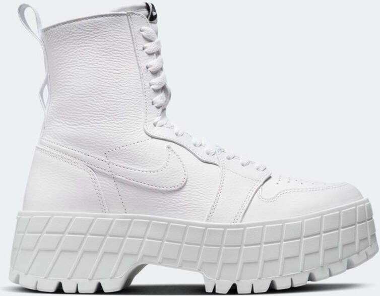 Nike Air Jordan 1 Brooklyn Triple White Sneakers Boots Laarzen Dames Doos Zonder Deksel
