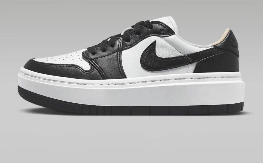 Nike Air Jordan 1 Elevate Low Panda'' Zwart Wit Sneakers Dames Doos Zonder Deksel