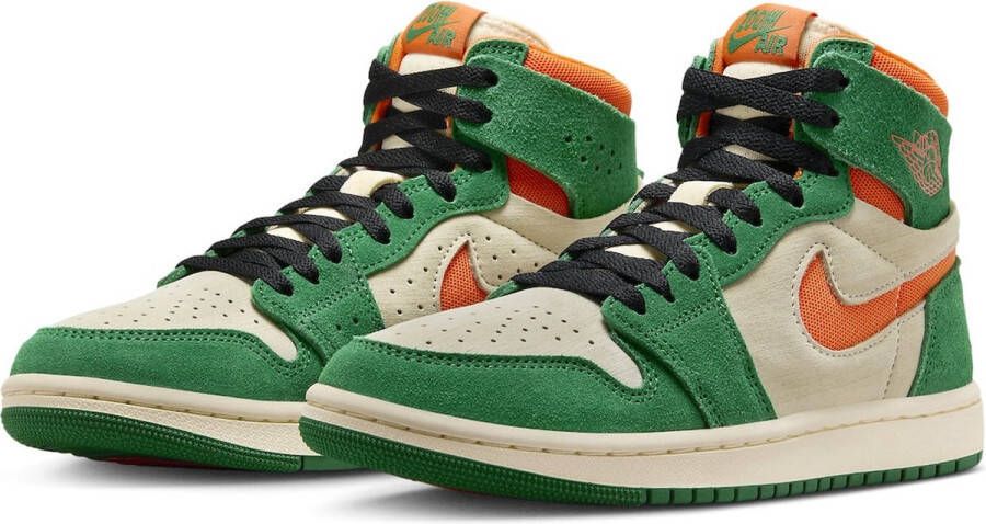 Nike Air Jordan 1 High Zoom CMFT 2 Pine Green Orange Blaze Sneakers Unisex