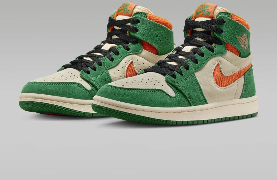 Nike Air Jordan 1 High Zoom CMFT 2 Pine Green Orange Blaze