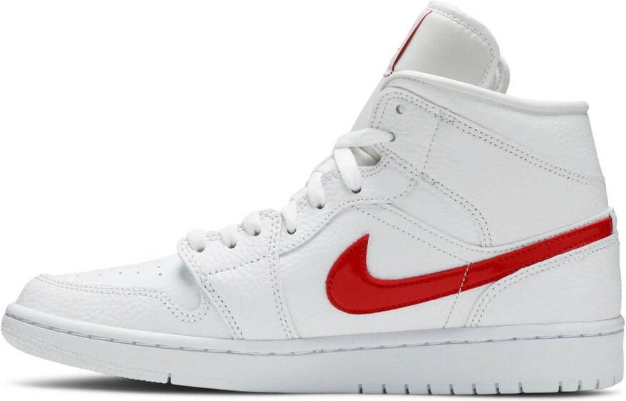 Nike Air Jordan 1 Limited Edition Dames Sneaker Wit Rood