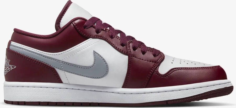 Jordan Lage Bordeaux Sneakers Elegant Ontwerp