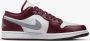 Jordan Lage Bordeaux Sneakers Elegant Ontwerp - Thumbnail 1