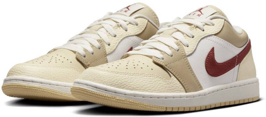 Nike Air Jordan 1 Low Sneakers Summit White Red Sepia