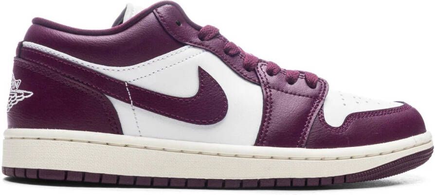 Nike Air Jordan 1 Low Dames White Bordeaux Sail