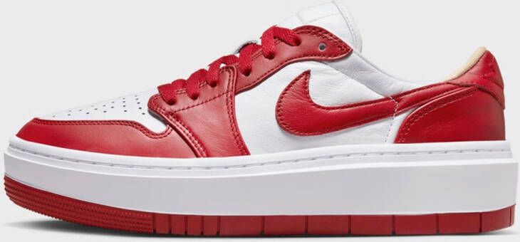 Nike Air Jordan 1 Low Elevate Rood Wit Sneakers Dames Doos Zonder Deksel