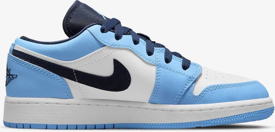 Jordan Nike Air 1 Low(GS ) White DK Powder Blue Obsidian 553560 144 EUR