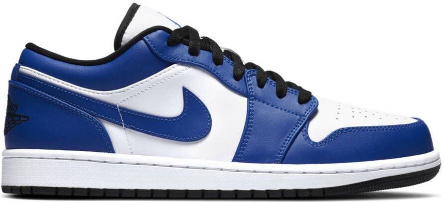 Nike Air Jordan 1 Low Hyper Royal Blauw Wit Zwart Sneakers Heren Doos Zonder Deksel