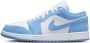 Nike Air Jordan 1 Low Legend Blue White Patent Leer Sneakers Doos Zonder Deksel - Thumbnail 3