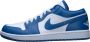 Jordan Wmns Air 1 Low White Dk Marina Blue White Schoenmaat 36 1 2 Sneakers DC0774 114 - Thumbnail 1