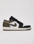 Jordan Air 1 Low Black Medium Olive White- Black Medium Olive White - Thumbnail 7