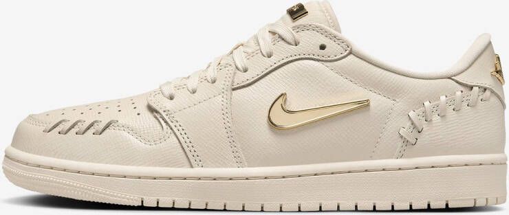 Nike Air Jordan 1 Low 'Method Of Making' Legend Light Brown Gold Sneakers Doos Zonder Deksel