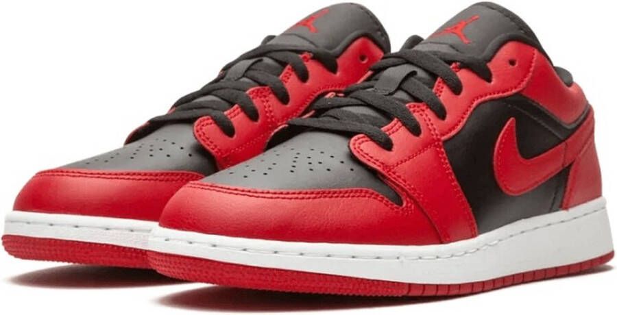 Jordan Air 1 Low Junior Red Black Kind