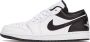 Nike Air Jordan 1 Low Reverse Panda Wit Zwart Sneakers Heren - Thumbnail 1