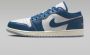 Jordan Air 1 Low White Blue Grey Sail Industrial Blue- Heren White Blue Grey Sail Industrial Blue - Thumbnail 5