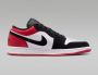 Nike Air Jordan 1 Low Sneaker Wit Rood Zwart Doos Zonder Deksel - Thumbnail 14