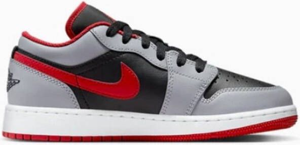 Jordan AJ 1 LO GS Black Ce t Grey White Fire Red Black Ce t Grey White Fire Red