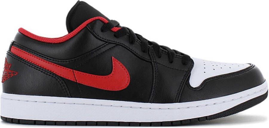 Jordan Air 1 Low Basketball Schoenen black fired red white maat: 42 beschikbare maaten:42 44.5 45