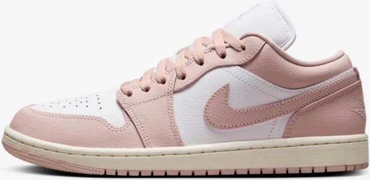 Jordan Air 1 Low Dames White Sail Pink Oxford- Dames White Sail Pink Oxford