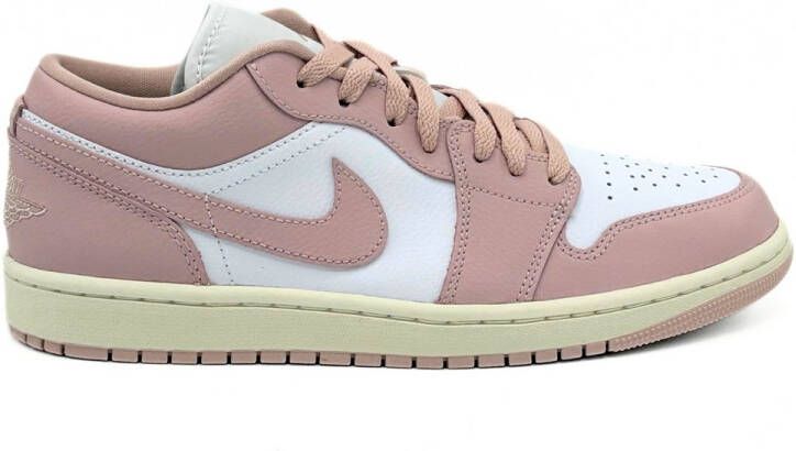 Jordan Air 1 Low Dames White Sail Pink Oxford- Dames White Sail Pink Oxford