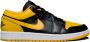 Jordan Air 1 Low Black White Yellow Ochre- Black White Yellow Ochre - Thumbnail 3