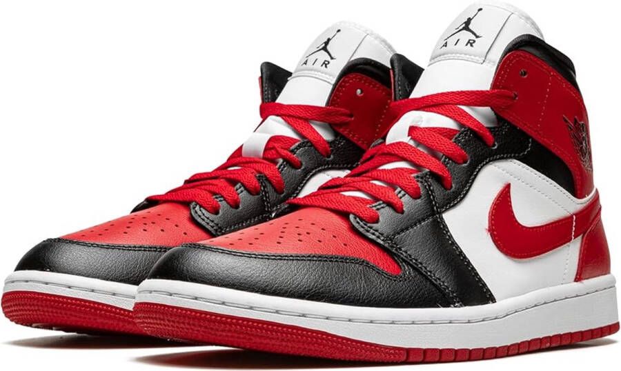 Jordan Wmns Air 1 Mid Black Gym Red White Schoenmaat 37 1 2 Sneakers BQ6472 079
