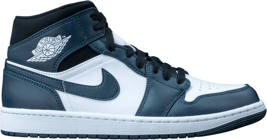 Nike Air Jordan 1 Mid Armory Navy White Black 554724-411 Navy;Wit;Zwart Schoenen