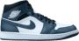 Nike Air Jordan 1 Mid Armory Navy White Black 554724-411 Navy;Wit;Zwart Schoenen - Thumbnail 1
