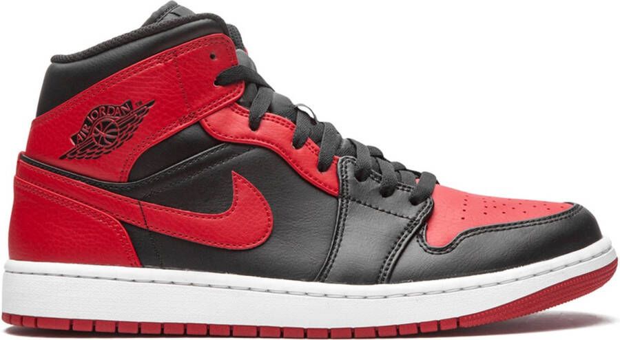Nike Air Jordan 1 Mid Banned Red Sneakers Unisex