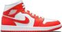 Nike Air Jordan 1 Mid BQ6472 116 Red-White Kentucky Red - Thumbnail 1