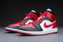 Jordan Wmns Air 1 Mid Black Gym Red White Schoenmaat 37 1 2 Sneakers BQ6472 079 - Thumbnail 4