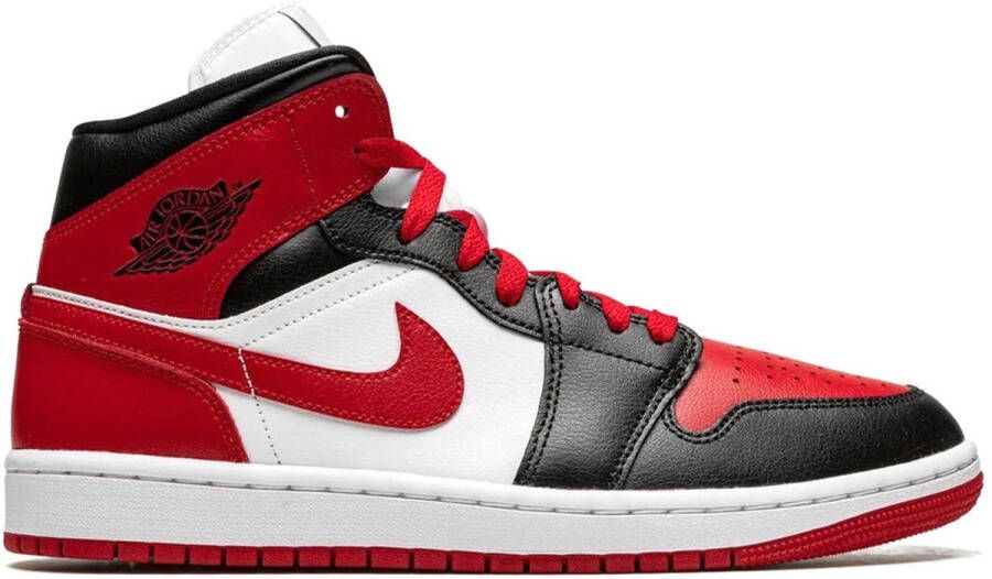 Jordan Wmns Air 1 Mid Basketball Schoenen black gym red white maat: 36.5 beschikbare maaten:36.5 37.5 38.5 39 40.5 41 42