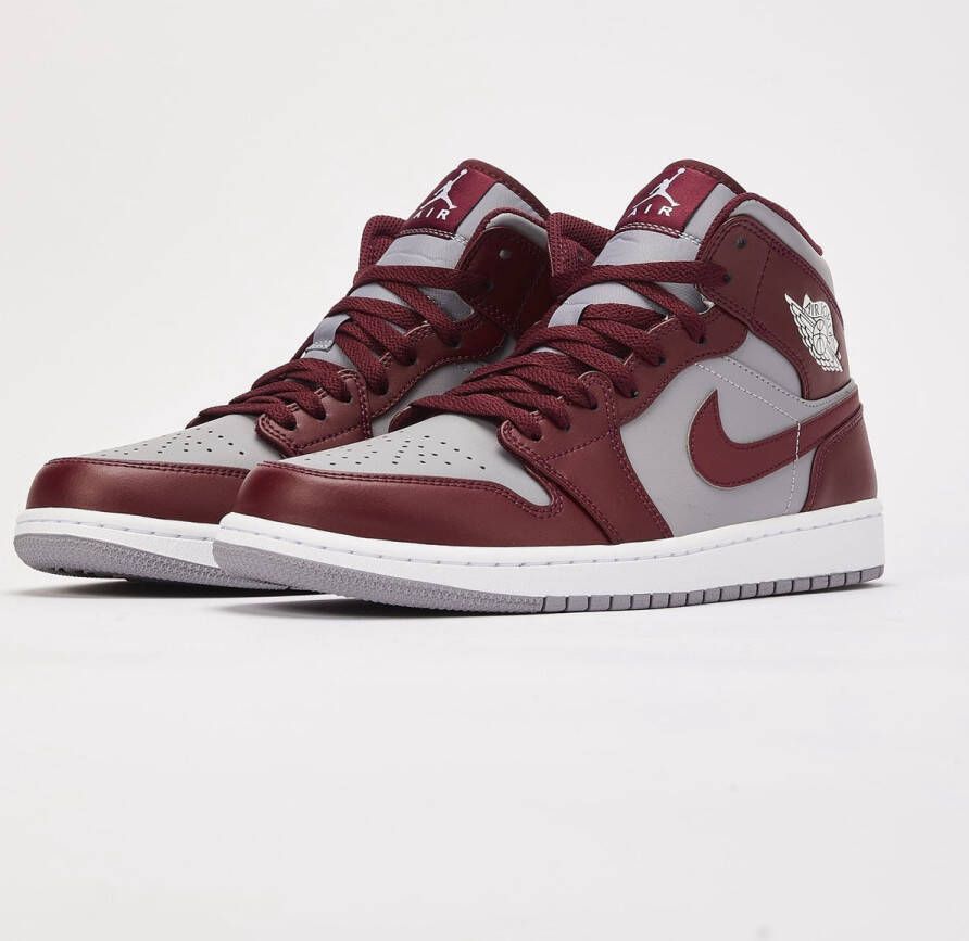 Nike Air Jordan 1 Mid Cherrywood Red Sneakers Unisex