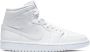 Jordan WMNS Nike Air 1 Mid Snakeskin Triple White Wit BQ6472 110 EUR - Thumbnail 4