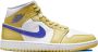 Nike Air Jordan 1 Mid Damesschoenen Lemon Wash Lapis-White - Thumbnail 1