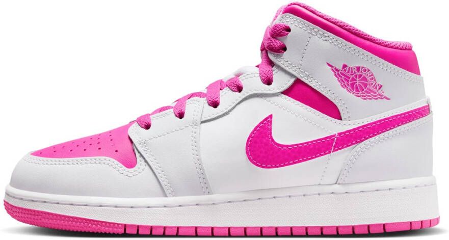 Jordan Kinderschoenen Air 1 Mid Iris Whisper White Fire Pink Iris Whisper White Fire Pink